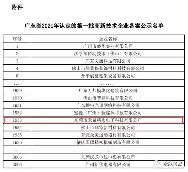 禾聚精密高薪企业
